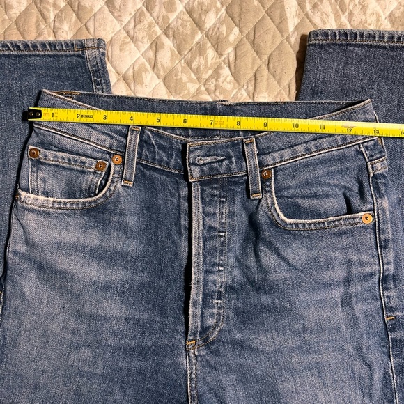 EUC - Agolde medium wash ankle length jeans. Size 25 - Picture 3 of 11